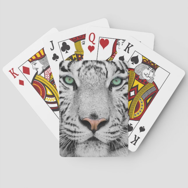 Jeu De Cartes Tigre blanc (dos)