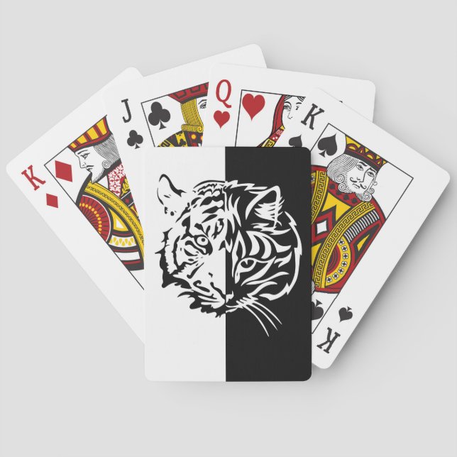 Jeu De Cartes tigre / chat (dos)