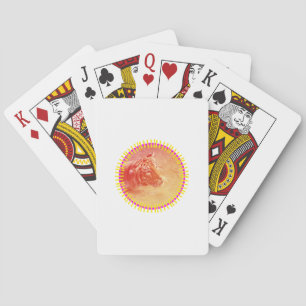 Jeu De Cartes Tigre coloré