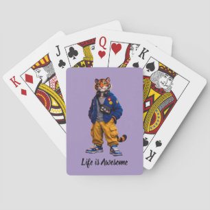 Jeu De Cartes Tigre Cool dans l'Art Streetwear - Tigre de Style