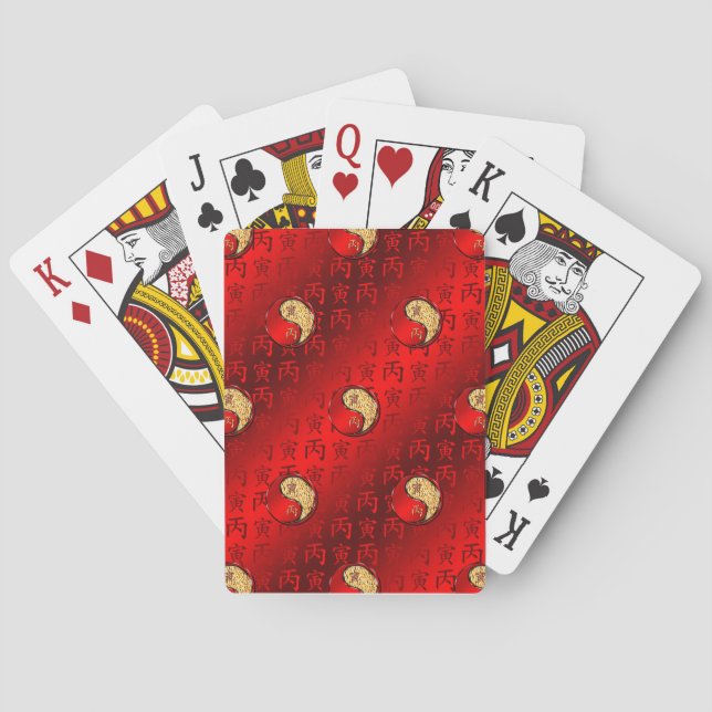 Jeu De Cartes Tigre de Feu (dos)