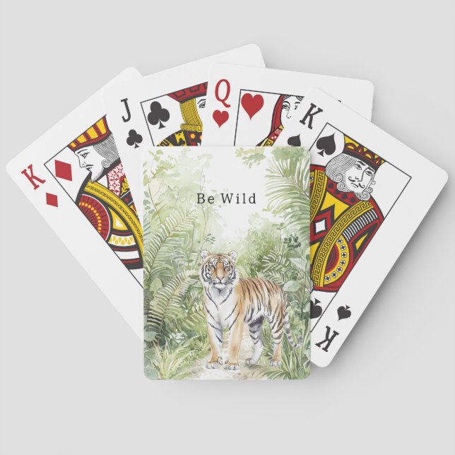 Jeu De Cartes Tigre de la jungle (dos)