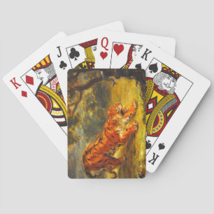 Jeu De Cartes Tigre sauvage et serpent (art animal)