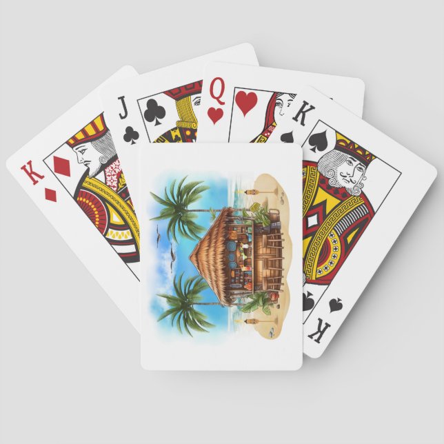 Jeu De Cartes Tiki Bar Lecture Cartes (dos)