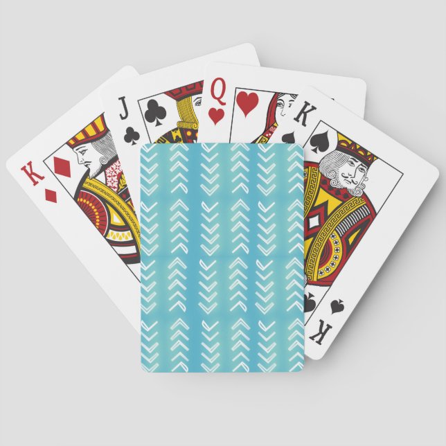 Jeu De Cartes Tiki Flèche Lecture Cartes (dos)