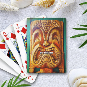 Jeu De Cartes Tiki Time Tropical Cool Fun Fierce Retro Vintage