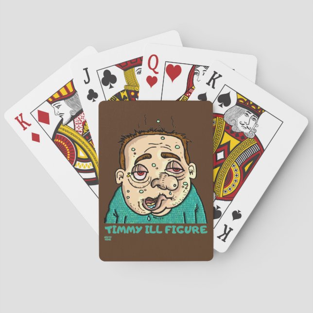 Jeu De Cartes "TIMMY ILL FIGURE" drôle (dos)