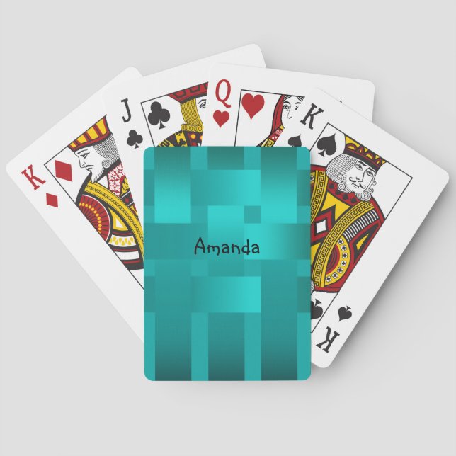 Jeu De Cartes Tissage, rubans (dos)