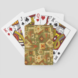 Jeu De Cartes tissu tribal amérindien I + vos idées
