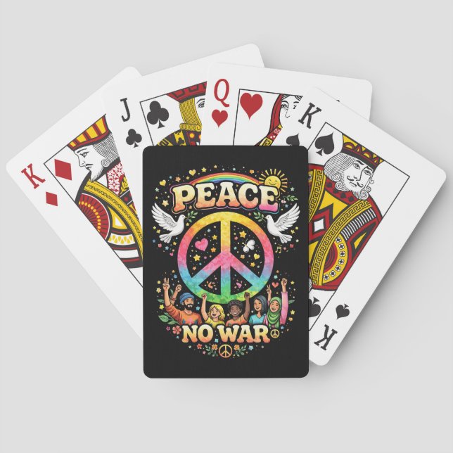 Jeu De Cartes Title: Peace Over War (dos)