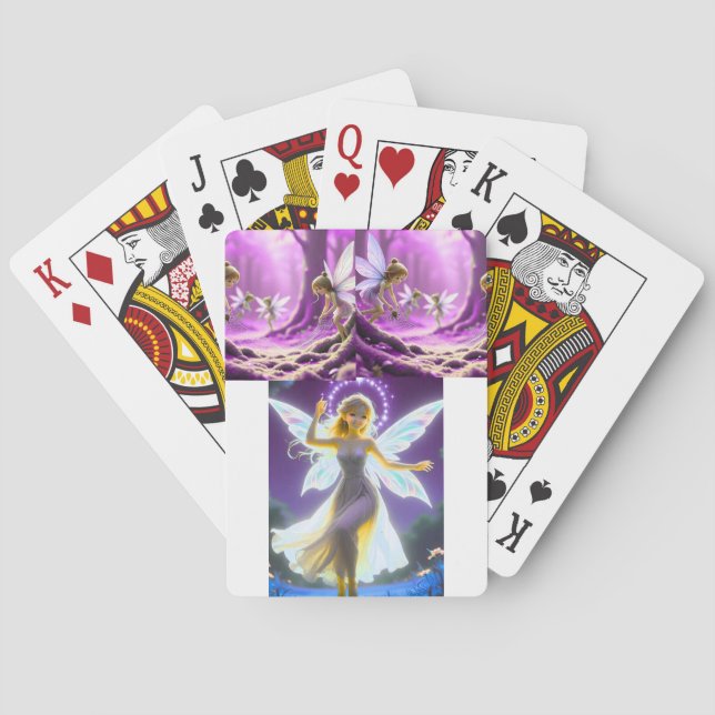 Jeu De Cartes TOCOCLAWS Starlight Iridescent Fairy Fantasy Ange (dos)