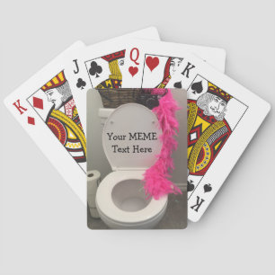 Jeu De Cartes Toilette Bowl Funny Creer un MEME