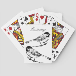 Jeu De Cartes Tonnerre de chickadee à calotte noire