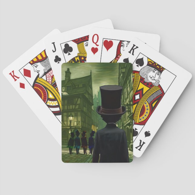 Jeu De Cartes Top Hat  (dos)