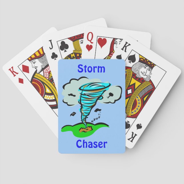 Jeu De Cartes Tornade Chaser Storm (dos)
