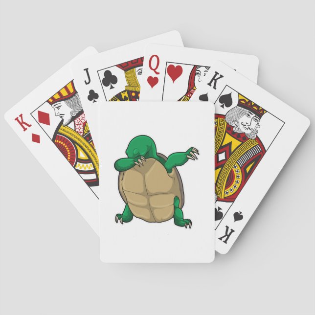 Jeu De Cartes Tortue à Hip hop Dance Dab (dos)