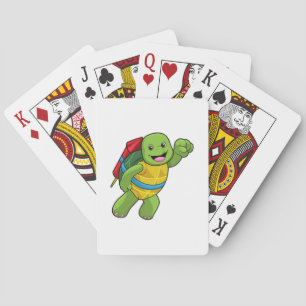 Jeu De Cartes Tortue au volant avec fusée