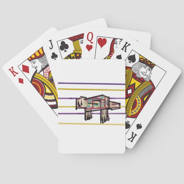 Jeu De Cartes Tortue de mer été  (dos)