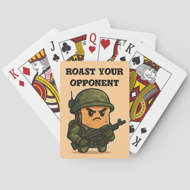 Jeu De Cartes | Tost Militaire | Fais rôtir ton adversaire  (dos)