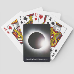 Jeu De Cartes Total éclipse solaire 2024 lune de soleil