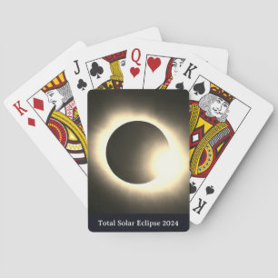 Jeu De Cartes Total éclipse solaire 2024 lune de soleil