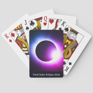 Jeu De Cartes Total éclipse solaire 2024 lune de soleil