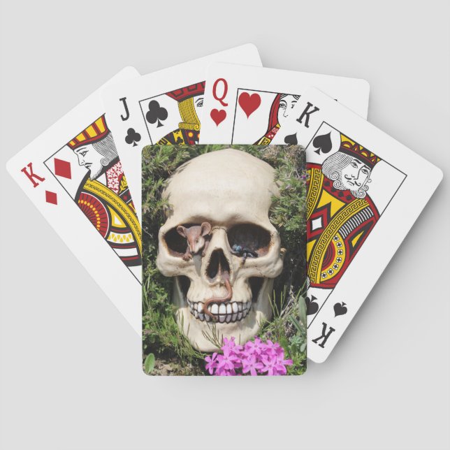 Jeu De Cartes Totenkopf - Spielkarten gothique (dos)