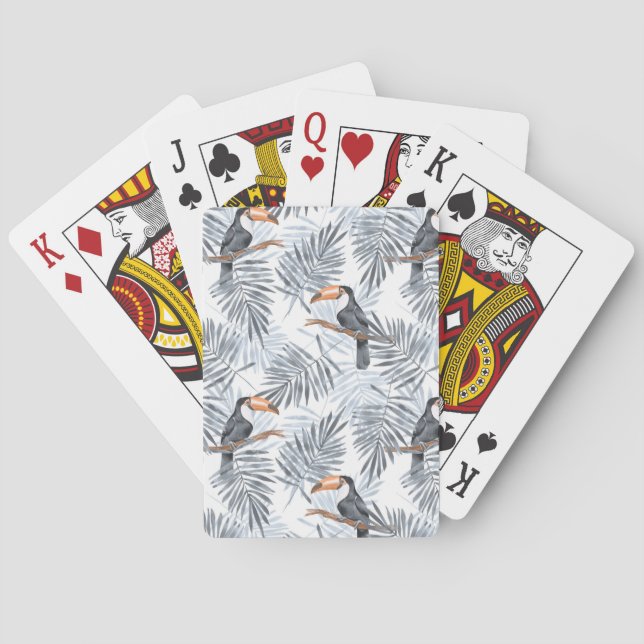 Jeu De Cartes Toucan gris (dos)