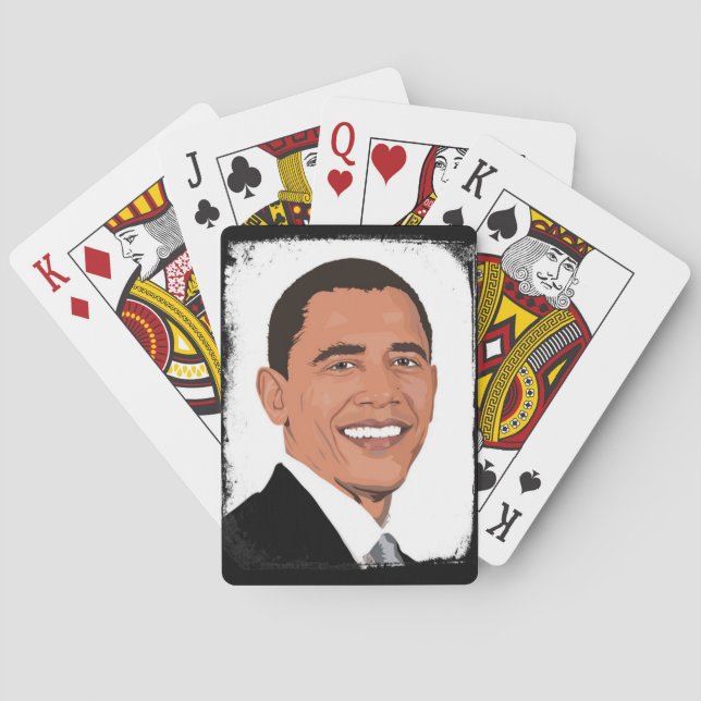 Jeu De Cartes Toujours mes cartes du président Barack Obama (dos)
