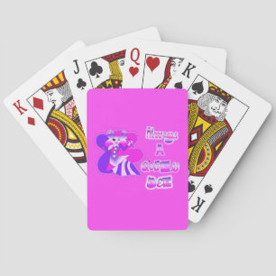 Jeu De Cartes Toujours une reine abeille rose chaud