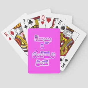 Jeu De Cartes Toujours une reine abeille rose chaud