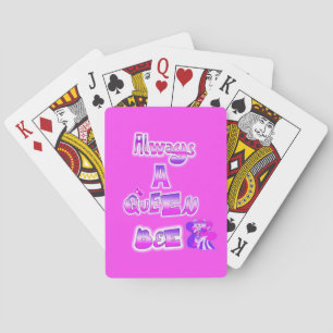 Jeu De Cartes Toujours une reine abeille rose chaud