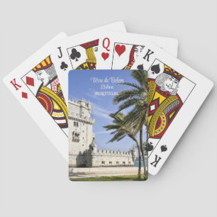 Jeu De Cartes Tour Belém photo près du fleuve Tage, Lisbonne
