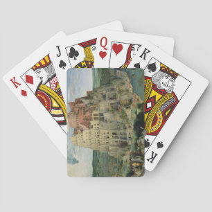 Jeu De Cartes Tour de Babel, 1563 (huile sur panneau)