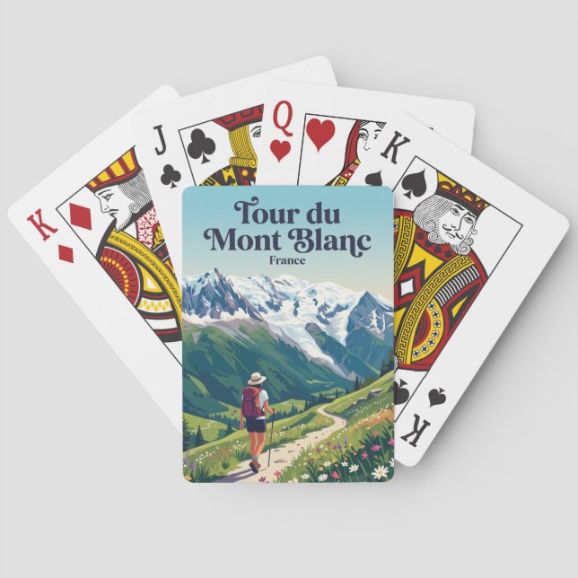 Jeu De Cartes Tour du Mont Blanc France (dos)