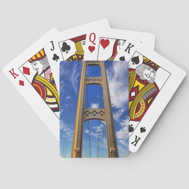 Jeu De Cartes Tour du Pont Mackinac Vélos Jouer Cartes (dos)