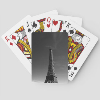 Jeu De Cartes Tour Eiffel (En Noir Et Blanc)