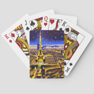 Jeu De Cartes Tour Eiffel et Paris sous les étoiles