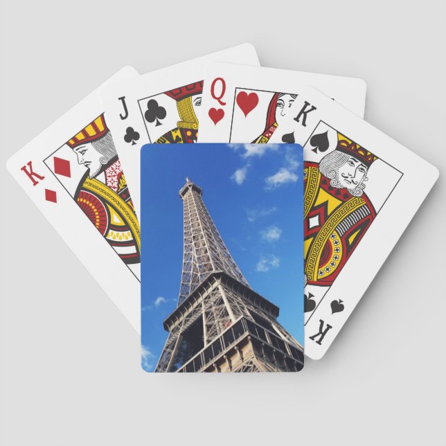 Jeu De Cartes Tour Eiffel Paris Europe Travel (dos)