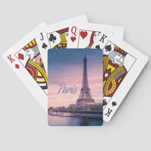 Jeu De Cartes Tour eiffel Paris France (dos)