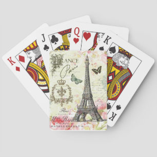 Jeu De Cartes tour vintage française moderne