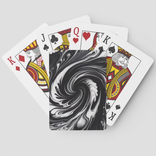 Jeu De Cartes Tourbillon en orbite  (dos)