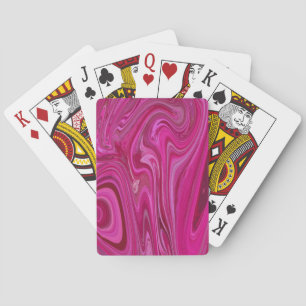 Jeu De Cartes Tourbillons roses