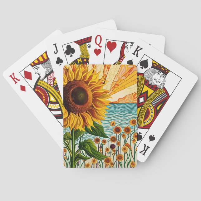 Jeu De Cartes Tournesol (dos)