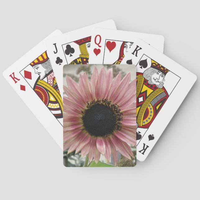 Jeu De Cartes Tournesol rose pâle (dos)