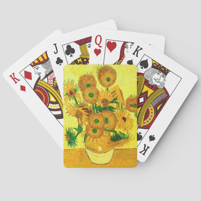 Jeu De Cartes Tournesols de Van Gogh (dos)