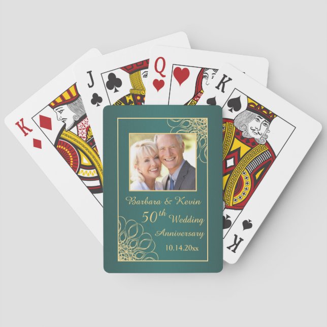 Jeu De Cartes Tournois d'or à l'occasion du 50e anniversaire du  (dos)
