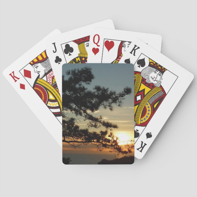 Jeu De Cartes Tourrey Pine Sunset I California Paysage (dos)