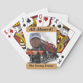 Jeu De Cartes Tous à bord du train Trump jouant aux cartes