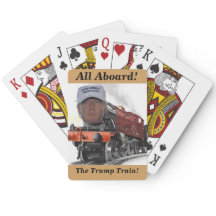 Tous Aboard The Trump Train Play Cards